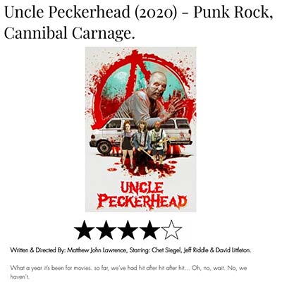 Uncle Peckerhead (2020) - Punk Rock, Cannibal Carnage.